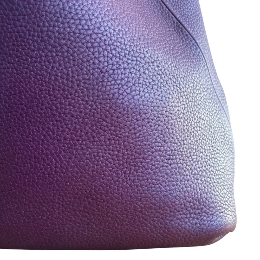 GiGi New York Sasha Hobo Leather‎ Bag Pebble Grain Wine Slouchy